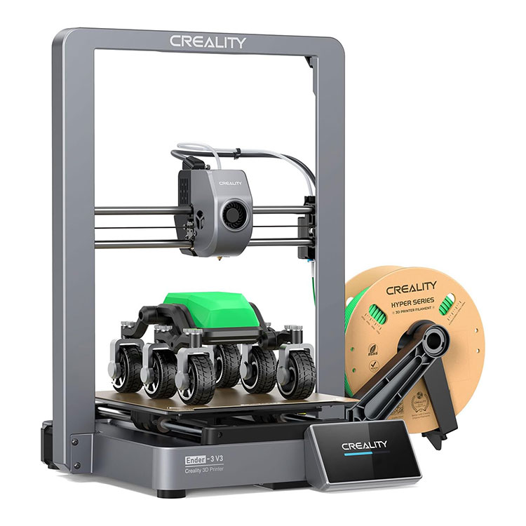 Creality Ender 3 V3 Super 3D Printer 600mms ตรวจสอบตัวเองอย่างชาญฉลาด